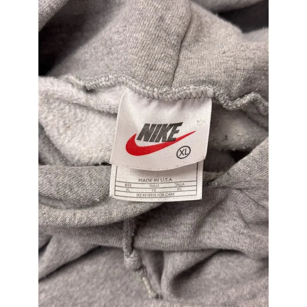 Vintage Nike Sweatshirt XL Mens Center Swoosh Pullover Hoodie Made USA